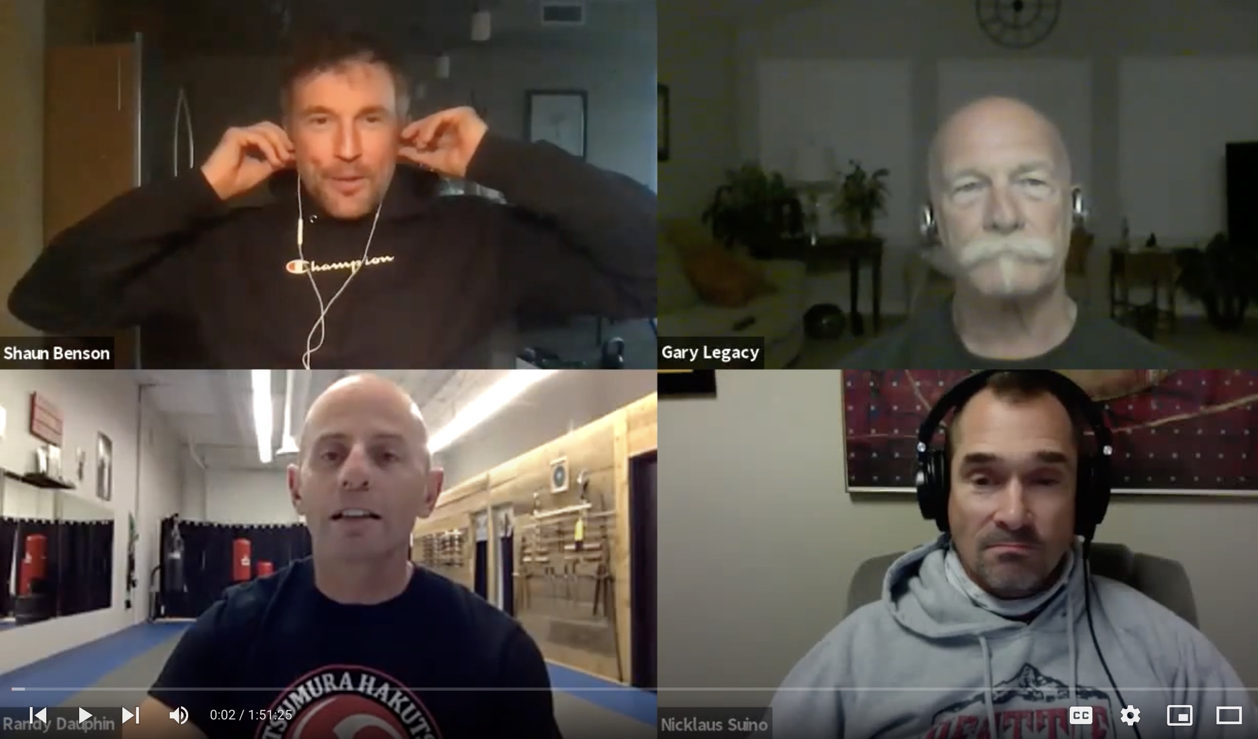 With hosts Gary Legacy, Nicklaus Suino, Randy Dauphin, and Shaun Benson